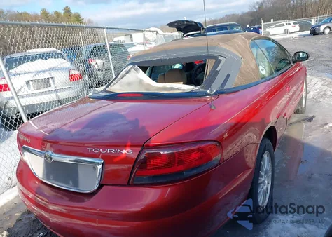 2004 Chrysler Sebring Lxi z USA, uszkodzony, nr VIN 1C3EL55R24N402875